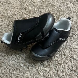 Carter's Black and Gray CLEATS Shoes